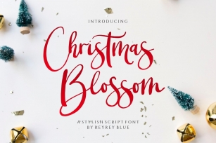 Christmas Blossom Font Download
