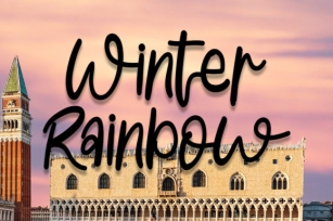 Winter Rainbow Font Download