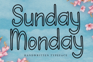 Sunday Monday Font Download
