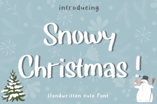 Snowy Christmas Font Download