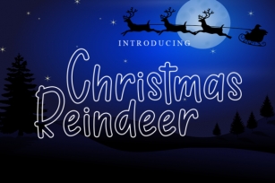 Christmas Reindeer Font Download