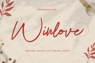 Winlove Elegant Handwritten Font Font Download