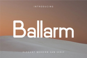 Ballarm Font Download