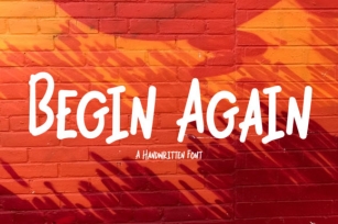 Begin Again Font Download