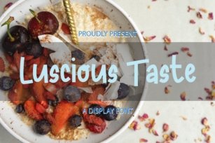 Luscious Taste Font Download