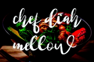 Chef Diah Mellow Font Download
