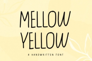 Yellow Mellow Font Download