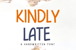 Kindly Late Font Download