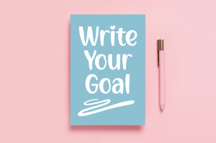 Write Your Goal Font Download