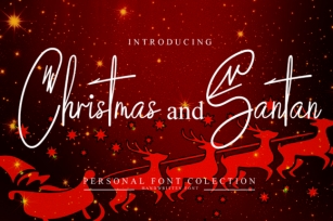 Christmas and Santan Font Download