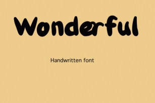 Wonderful Font Download