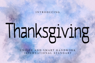 Thanksgiving Font Download