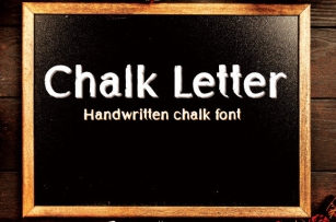 Chalk Letter Font Download