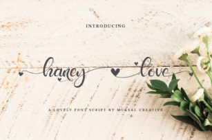 Haney Love Font Download