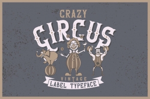 Crazy Circus typeface Font Download