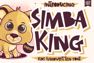 SIMBA KING - Quirky Handwritten Font Font Download