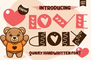 Love Doly - Quirky Display Font Font Download