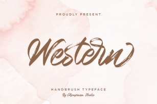 Western - Handbrush Script Font Font Download
