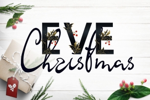 Christmas Eve - font duo SVG and script Font Download