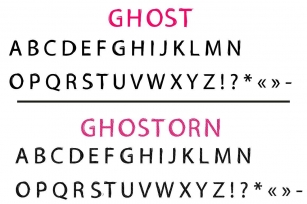 Ghost and GhosTorn Font (2in1)75%OFF Font Download