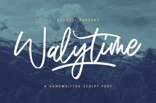 Walytime - Handwritten Font Font Download