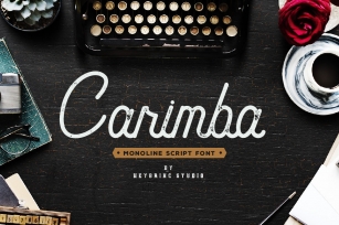 Carimba - Monoline Script Font Download