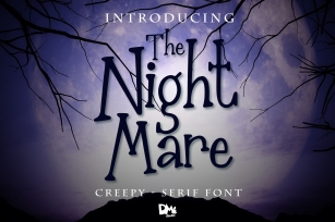 The Nightmare - Creepy Halloween Font Font Download