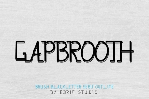 Gapbrooth Font Download