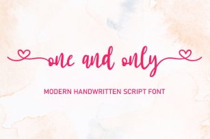 one and only Font Download
