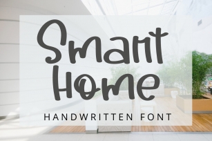 Smart Home - Handwritten Font Font Download