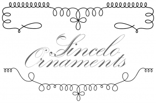 Sincelo Ornaments Font Download