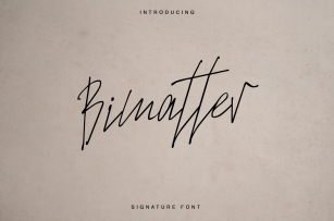 Bimatter Font Download