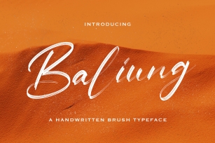 Baliung - Handwritten Font Font Download