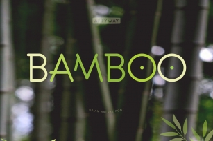 Bamboo Line Font Font Download