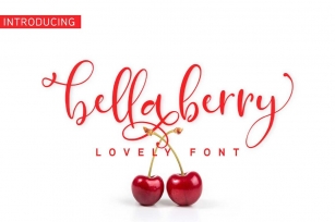 BellaBerry Handwritten Script Font Download