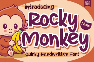 Rocky Monkey - Quirky Handwritten Font Font Download