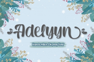 Adelyyn Display Font Font Download