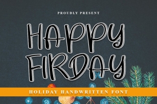 Happy Friday - Modern Handwritten Font Font Download