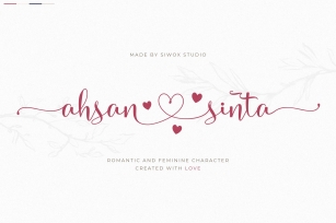 Ahsan & Sinta - Create Your Moment! Font Download
