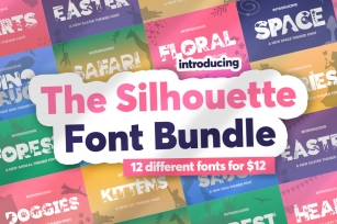 The Font Silhouette Bundle Font Download