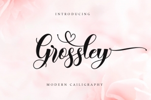 Grossley - Modern Calligraphy Font Download