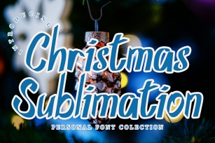 Christmas Sublimation Font Download