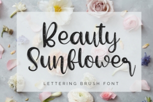 Beauty Sunflower Font Download