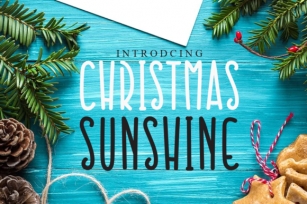 Christmas Sunshine Font Download