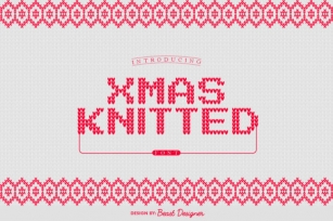 Xmas Knitted Font Download