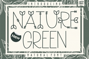 Nature Green - Nature Sans Serif Font Font Download