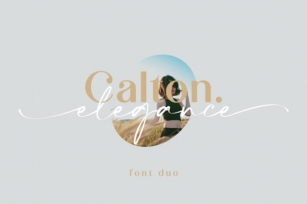 Calton Elegance Duo Font Download