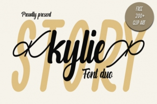 Kylie Story Duo Font Download
