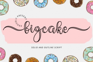 Bigcake Font Download