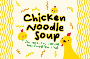 Chicken Noodle Soup Font Font Download